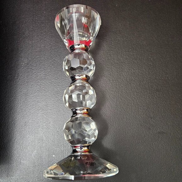 Lighting by Design Shannon Clear Crystal Afterglow Candlesticks - Style 15756 - Picture 6 of 16